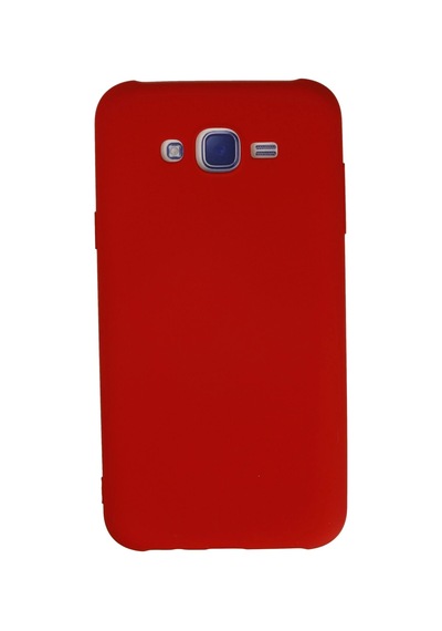 Uryport Samsung Galaxy Uyumlu J7 Kılıf Nano İçi Kadife Silikon - Kırmızı Çok Renkli
