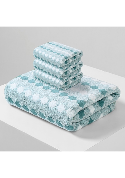 Aileler Ve Misafirler İçin Uygun Dayanıklı Ve Uzun Ömürlü Mikrofiber Malzemeli 4 Adet Banyo Havlusu Blue Diğer