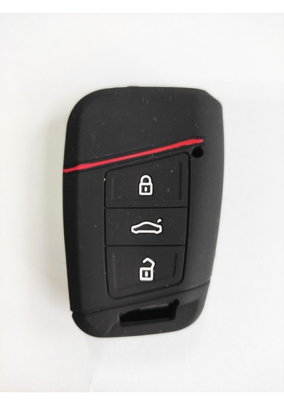 Volkswagen Anahtarsız Çalıştırma Passat Uyumlu B8 Siyah Anahtar Kılıfı