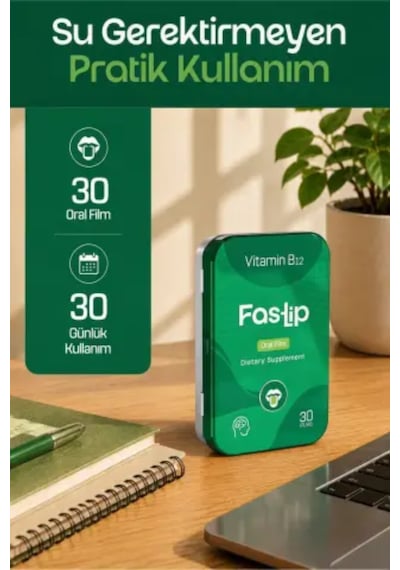 Fastlip B12 Vitamin Strip Form - 30 Film Tablet