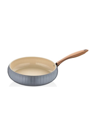 12002 - Allure - Pure Ceramıc - 9 Parça - Biogranit, Seramik, Set, Antrasit Gövde, Bakır Detay Antrasit - Bakır