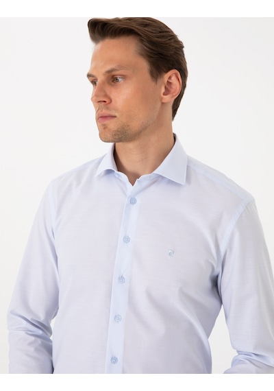Pierre Cardin Erkek Açık Mavi Gömlek Desenli 50304594-vr003 Açik Mavi
