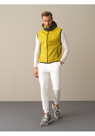 Xint Kapüşonlu Pamuklu Regular Fit Yelek 23Ke43195040-Q2