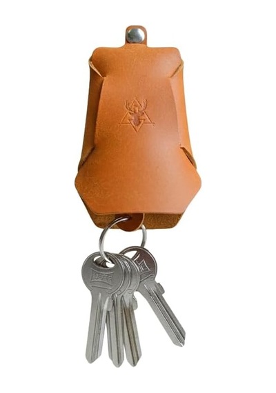Oh Deer Leather Hakiki Deri Anahtarlık - Cüzdan Tipi Kapalı Tasarım