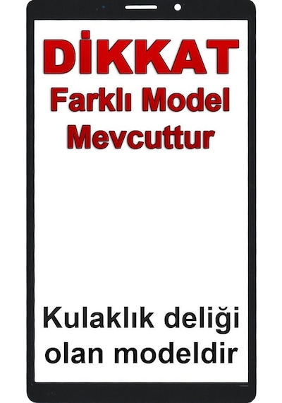 Huawei Uyumlu MediaPad T3 BG2-U01 Dokunmatik Cam Siyah - Model 1