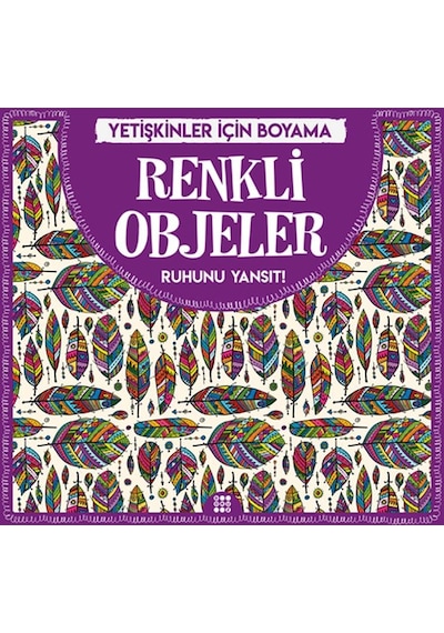 Renkli Objeler - Yetişkinler İçin Boyama