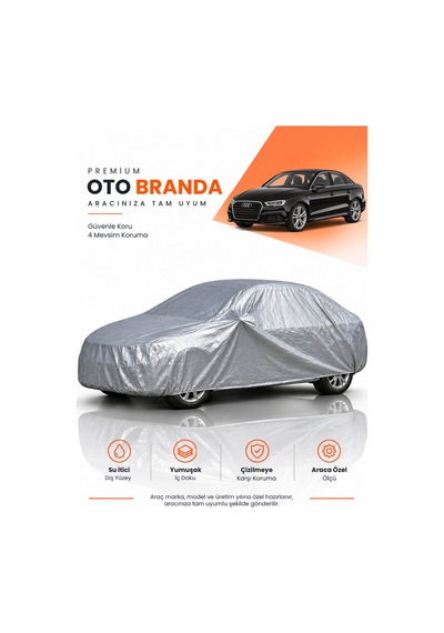 Audi A3 8v 2020-2020 Sedan Uyumlu Araba Brandası Oto Branda Araba Örtüsü Araç Çadırı