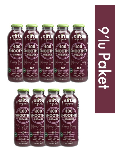 9'lu Organik Smoothie Merry Berry 414 Ml