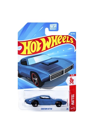 Hot Wheels Tekli Arabalar Custom Otto Jjk03 Kısa Kart Çok Renkli