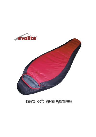 Evolite Hybrid -50 Uyku Tulumu Sol Çok Renkli
