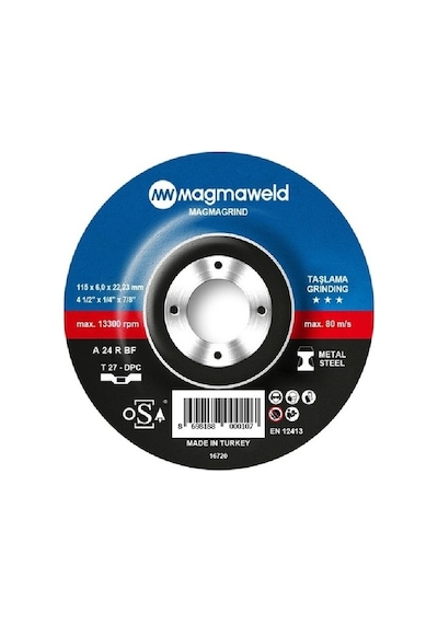 Magmagrind Taşlama Taşı 115 X 6.0 X 22 Mm - 1 Adet