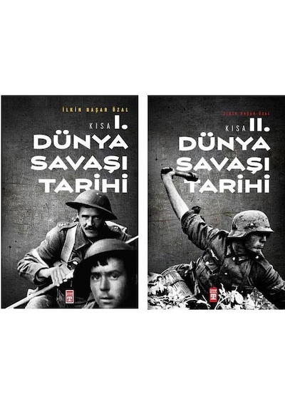 Kısa 1. Dünya Savaşı Tarihi + Kısa 2. Dünya Savaşı Tarihi 2 Kitap