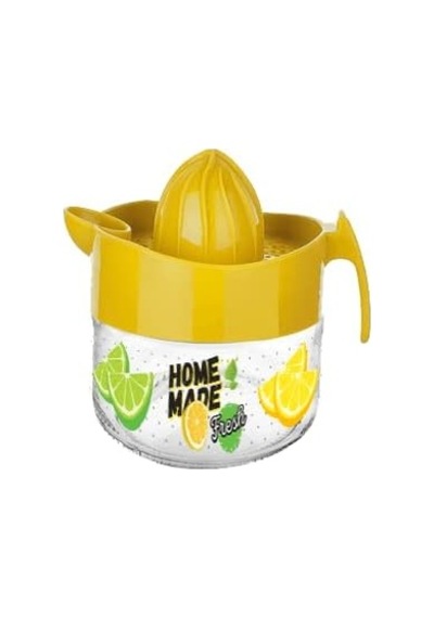 Plastik Lima D Or Desenli Limon Sıkacağı 300 Ml Yeşil,sarı Renk Asortidir. Çok Renkli