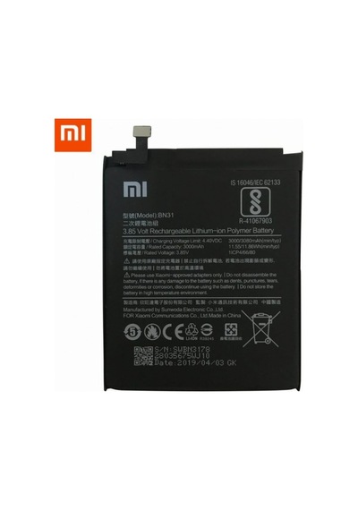 Xiaomi Mi A1 Batarya Pil Bn31