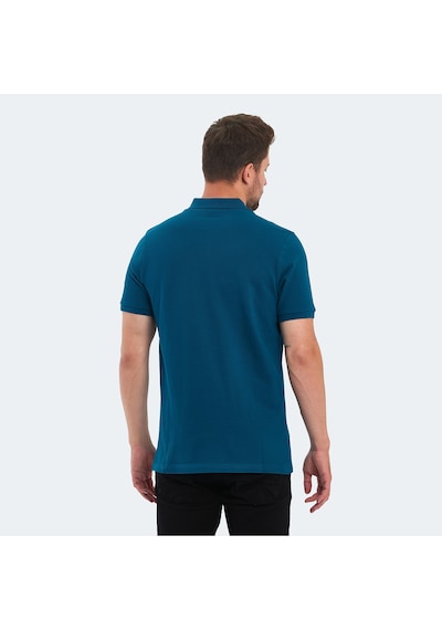 Slazenger SOHO I Erkek Polo Yaka Petrol Tişört