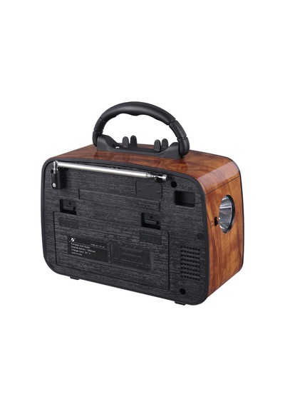 Fenerli Fm Radıo Usb+sd+bluetooth Hoparlör Nostaljik Radyo Şarjlı Bt Speaker
