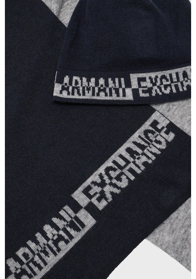 Armani Exchange Erkek Atkı Takım 954651 Cc313 00035 Lacivert