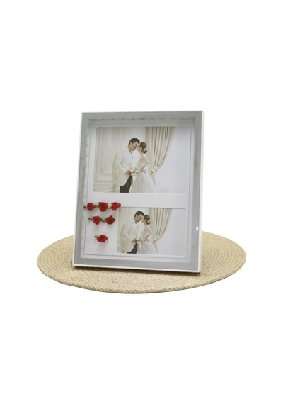 T.concept Led Işıklı 2 Li Fotoğraf Çerçevesi Beyaz 20 x 25 Cm