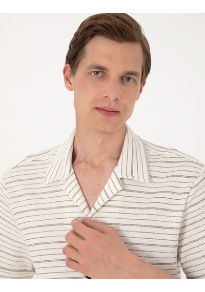 Pierre Cardin Erkek Bej Gömlek Örme 50303892-vr011 Bej