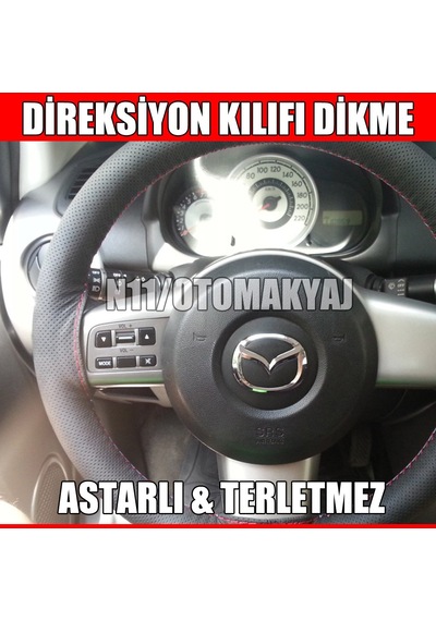 Mazda 3 Oto Direksiyon Kılıfı Dikme