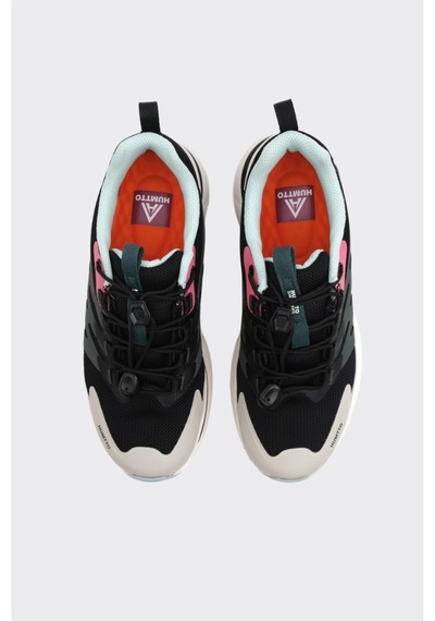 Derinet Humtto Comfort Taban Kadın Sneaker Siyah Yeşil Siyah Yeşil