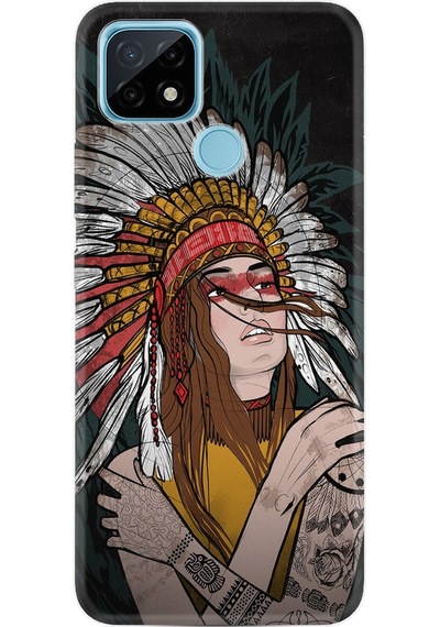 Realme C25 Kılıf Desenli Kızıldereli 1648