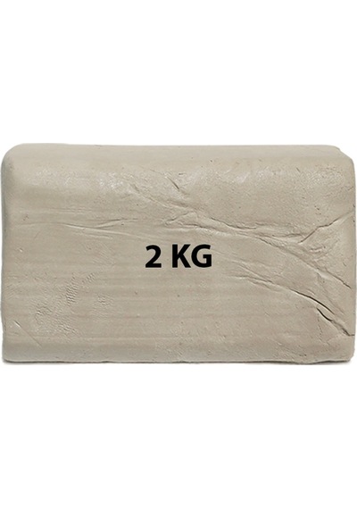 2 KG Beyaz Seramik Hamuru Doğal Kil Oyun Çamuru