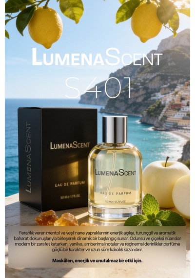 Lumena Scent Woody S401 Erkek Parfüm EDP 50 ML