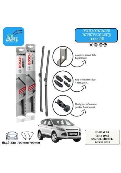 Ford Kuga 2013-2019 Ön Sağ-sol Silecek Bosch Aeron Eco 700mm/700mm