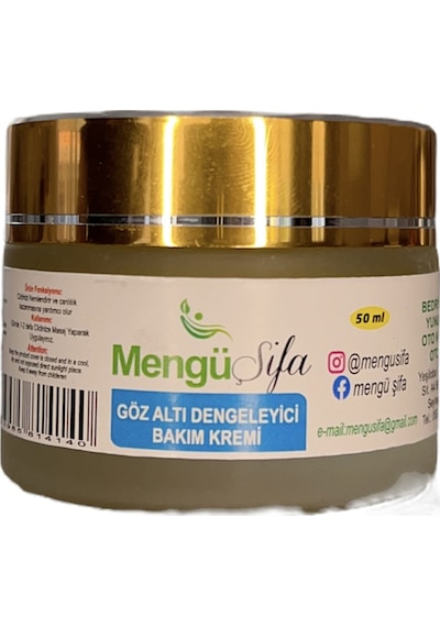 mengü şifa gözaltı  bakım kremi  50ml