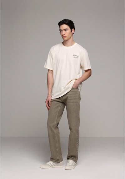 Colin's Colins Comfort Fit Yuvarlak Yaka Düz Erkek Ekru Kısa Kol Tişört Cl1078750 Q1.v2 Ecr Colin's Colins Comfort Fit Yuvarlak Yaka Düz Erkek Ekru Kısa Kol Tişört Cl1078750 Q1.v2 Ecr