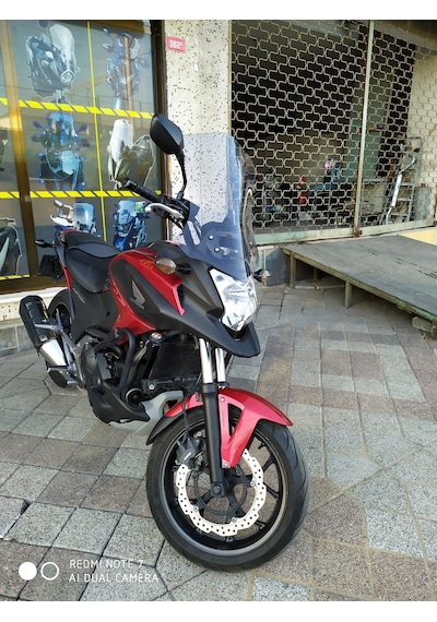 12-15 Honda Nc700X Nc750X Uzun Ön Cam Zeus Açık Füme 55cm 4mm