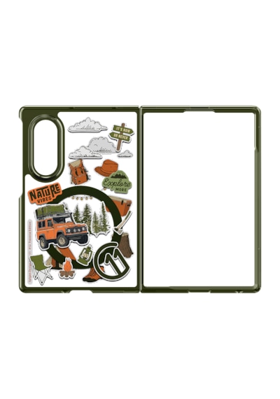 Samsung Galaxy Uyumlu Z Fold8 Magnet Kılıf (Maceracı)