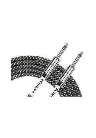 Kirlin Cable IWCX-201PN  3Mt Örgülü Enstruman Kablosu - Siyah