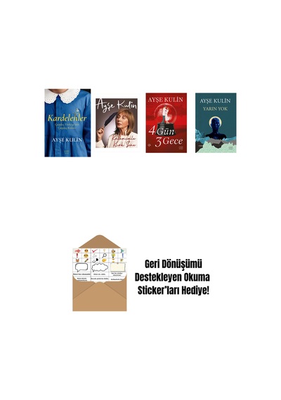 Ayşe Kulin 4 Kitap Set + Okuma Sticker'ları