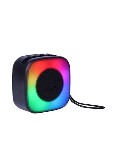 Taşınabilir 2inch Mini Şarjlı Speaker Rgb 5w Bluetooth Hoparlör