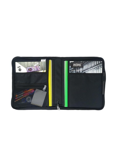 Jacbag Organizer Fermuarlı Dosya Çanta A4 Kırmızı