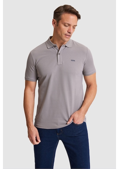 U.s. Polo Assn. Erkek Gri Tişört Basic 50326963-vr024