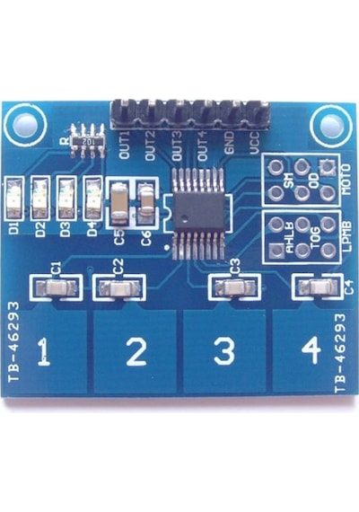 TTP224 4 Kanal Dokunmatik Buton Sensör Modülü Kapasitif Dijital Tuş Algılayıcı Anahtar Keypad