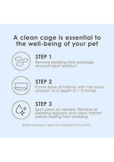 Superpet, Clean & Cozy Streu Fare, Gerbil, Kemirgenler, Hamster, Tavşan Gibi Küçük Evcil Hayvanlar İçin, Özellikle