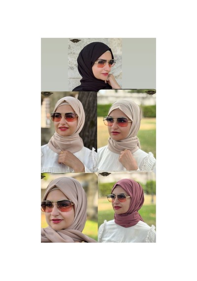 Aldaıyr 5 Krep Şal 180x70 Çok Renkli0507