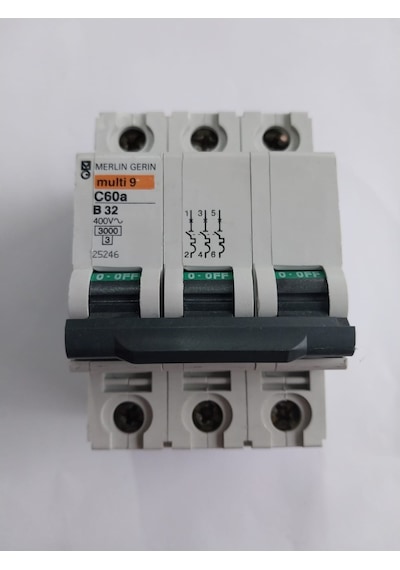 Merlin gerin 3x32 Amper B Tipi MULTİ9 C60A Otomatik Sigorta