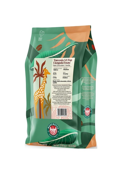 Tanzania Aa Top Utengula Estate Yöresel Filtre Kahve 250 Gr. Çekirdek Kahve