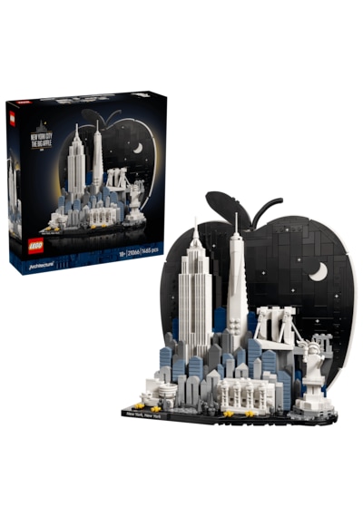 LEGO® Architecture New York City – Büyük Elma 21066 - Yetişkinler için Gizli Sürpriz İçeren Yaratıcı Model Yapım Seti (1465 Parça)