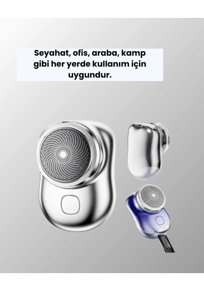 Islak-kuru Kullanımlı Suya Dayanıklı Mini Tıraş Cihazı 5 Dk Hızlı Şarj