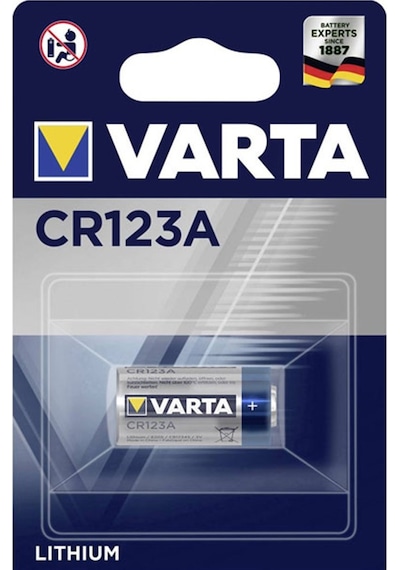 Varta 6205 CR123A 3V Lityum Pil 3'lü