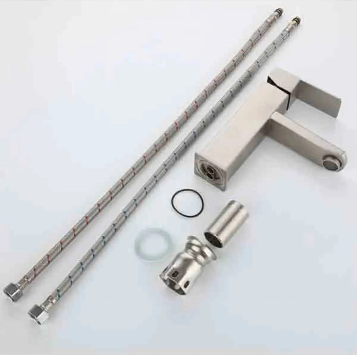 Fleko Inox Lavabo Bataryası Paslanmaz Çelik Inox