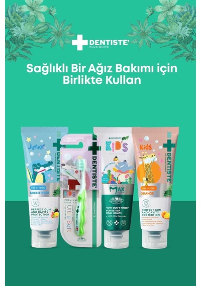 Kids Toothbrush Yeşil-turkuaz