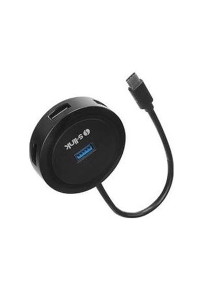 S-link Sw-u340 4 Port Usb 3.0 Gri Type-c Hub Kdo