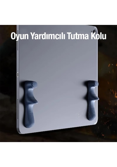 Memo Pb02 2 Adet Tablet İçin Yapışkanlı Silikon Oyun Yardımcı Tutma Kolu- 5775